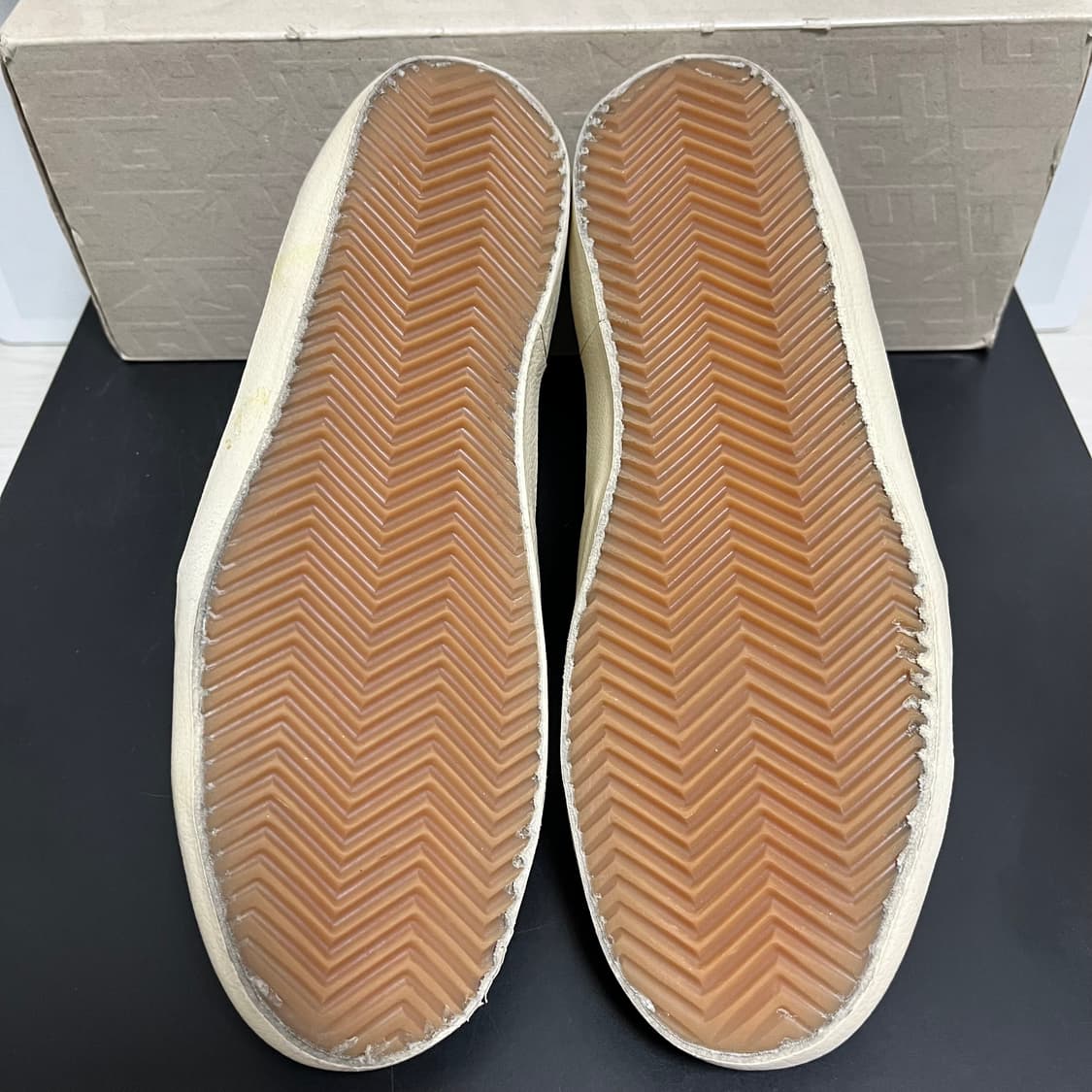  정품 38) 골든구스 블랙 레더 스니커즈 240~245 상품이미지5