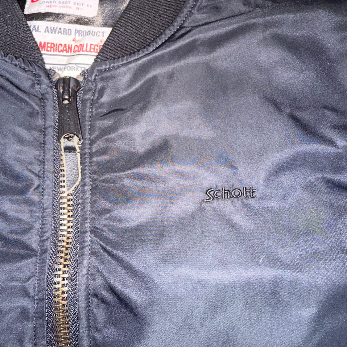 SCHOTT MA-1 플라이트 블루종 상품이미지3