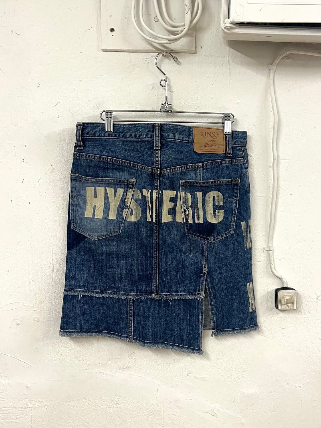 히스테릭 글래머 90s 패치워크 데님 스커트 상품이미지1