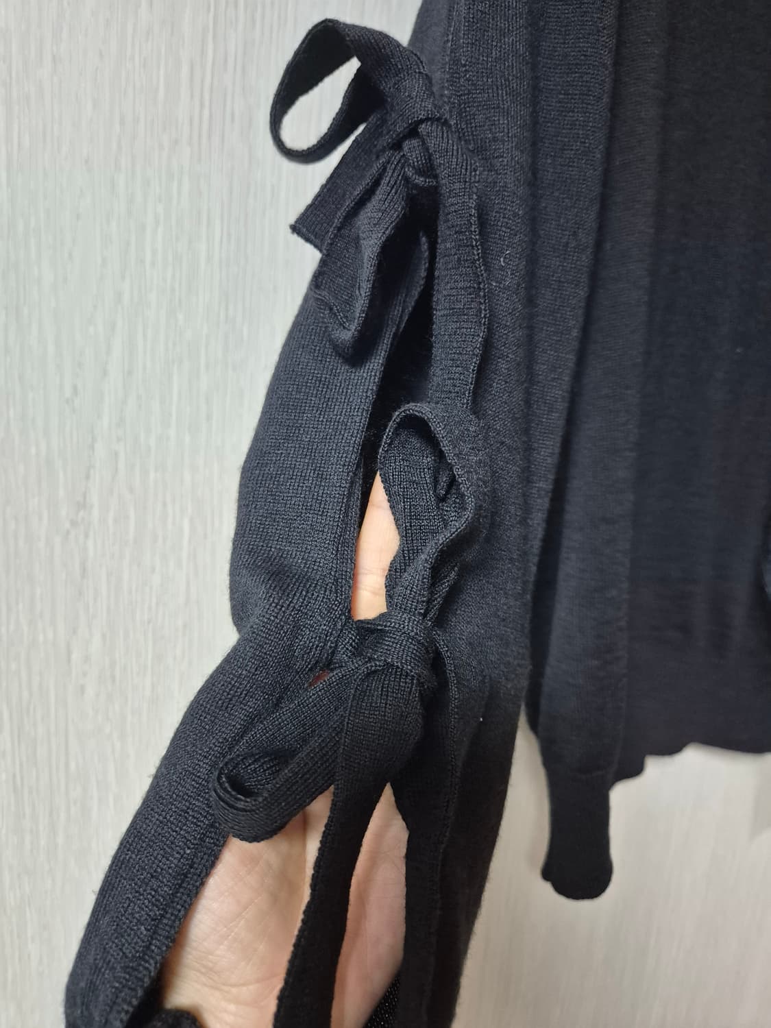 (정품) 러브 모스키노 리본 니트 스웨터 스몰 상품이미지5