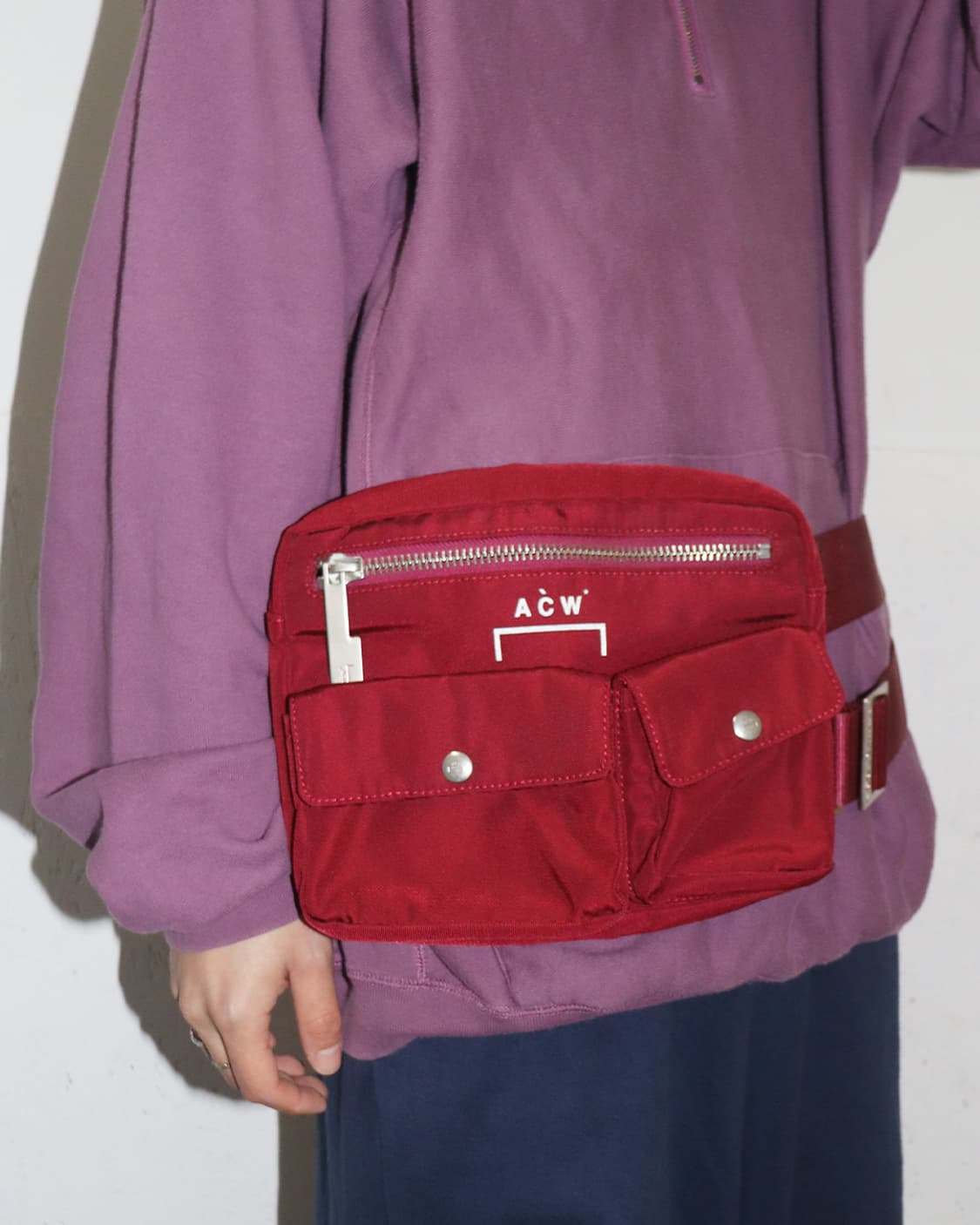 어 콜드 월 19SS 어브더먼 백 와인 상품이미지4