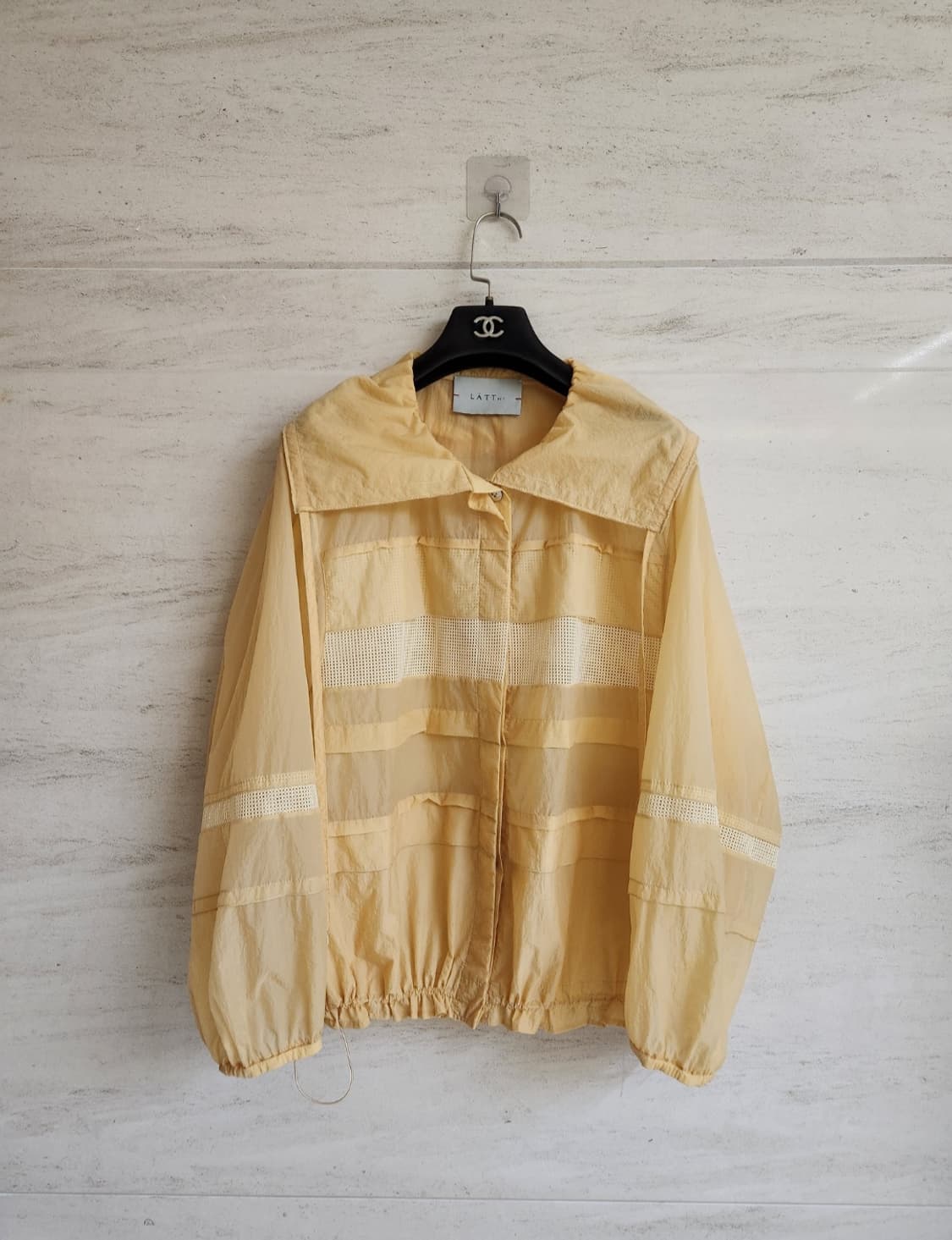 래트바이티 매쉬블록 세일러카라 점퍼 66사이즈 상품이미지5