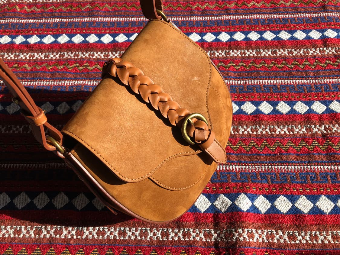 이탈리아 스웨이드 브라운 크로스백 숄더백 상품이미지7