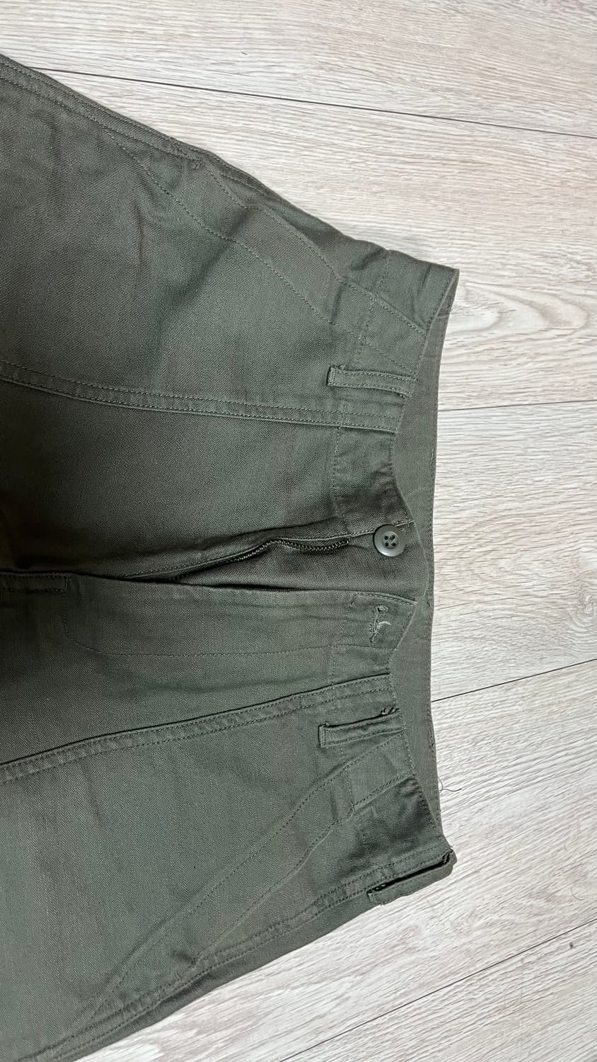 무신사 스탠다드 올리브 그린 와이드 퍼티그팬츠 26 상품이미지3