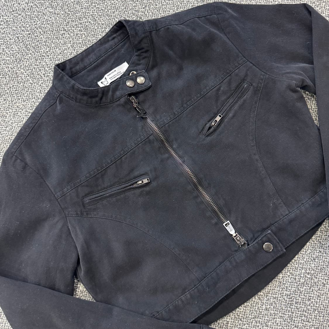 네스티팬시클럽 바이커 크롭 자켓 상품이미지2