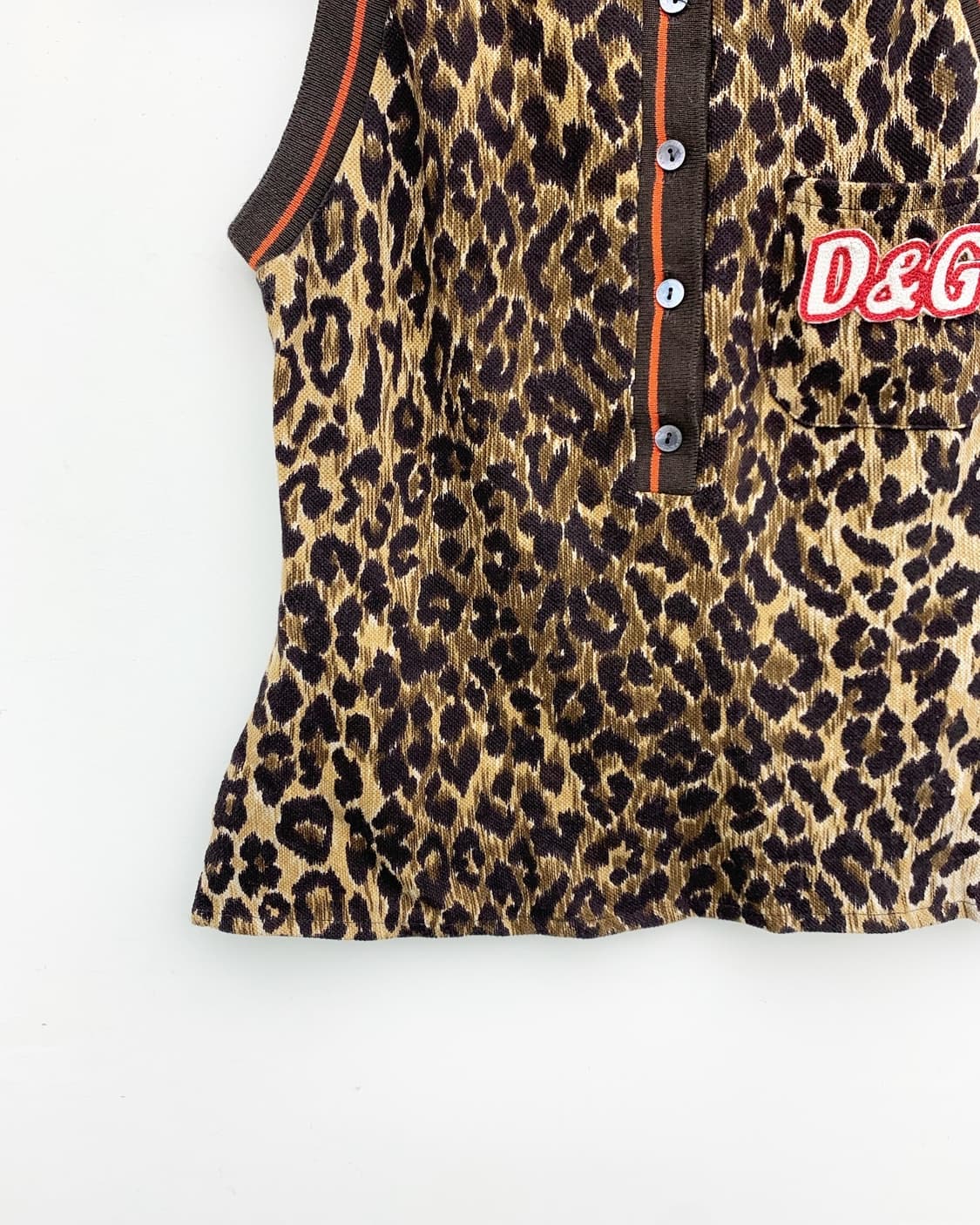 돌체앤가바나 레오파드 카라 슬리브리스 상품이미지4