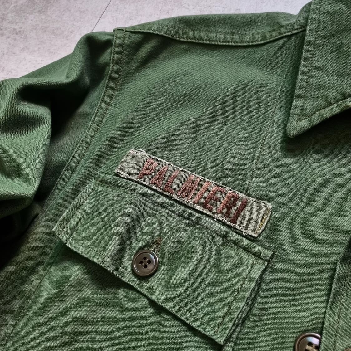60s US Army OG-107 Shirt 100 sz 상품이미지5