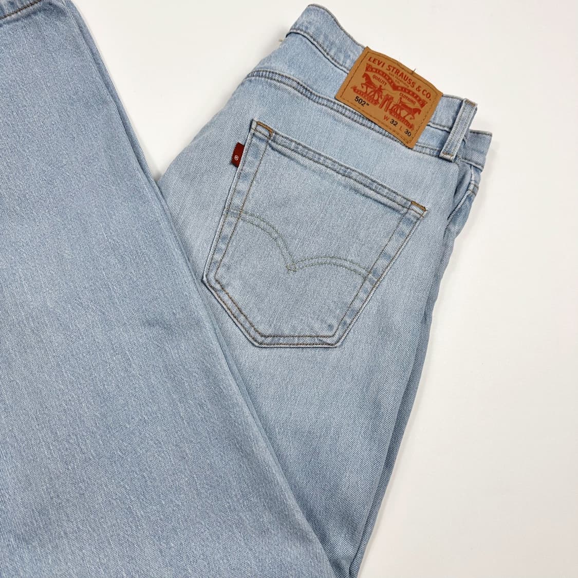 리바이스 502 오리지널 연청 데님 팬츠 (32인치) 상품이미지1