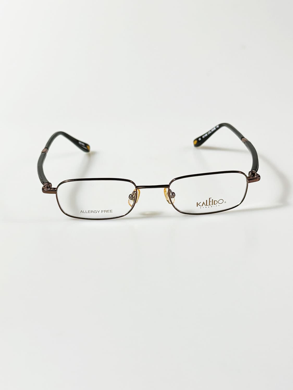 KALEIDO 슬림 스퀘어 메탈 프레임 빈티지 안경 상품이미지1