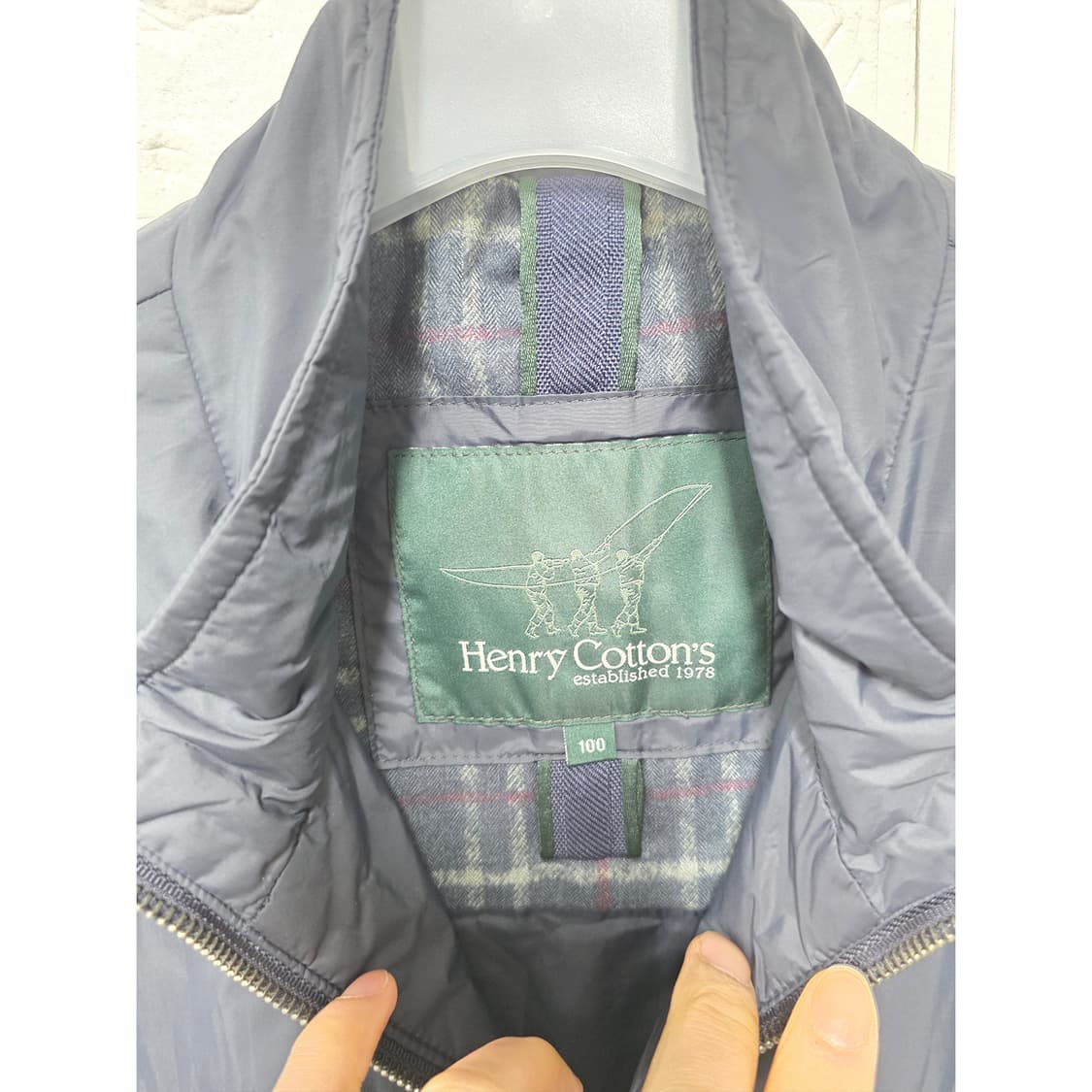 택포) 헨리코튼 남성 패딩 조끼 100 상품이미지2