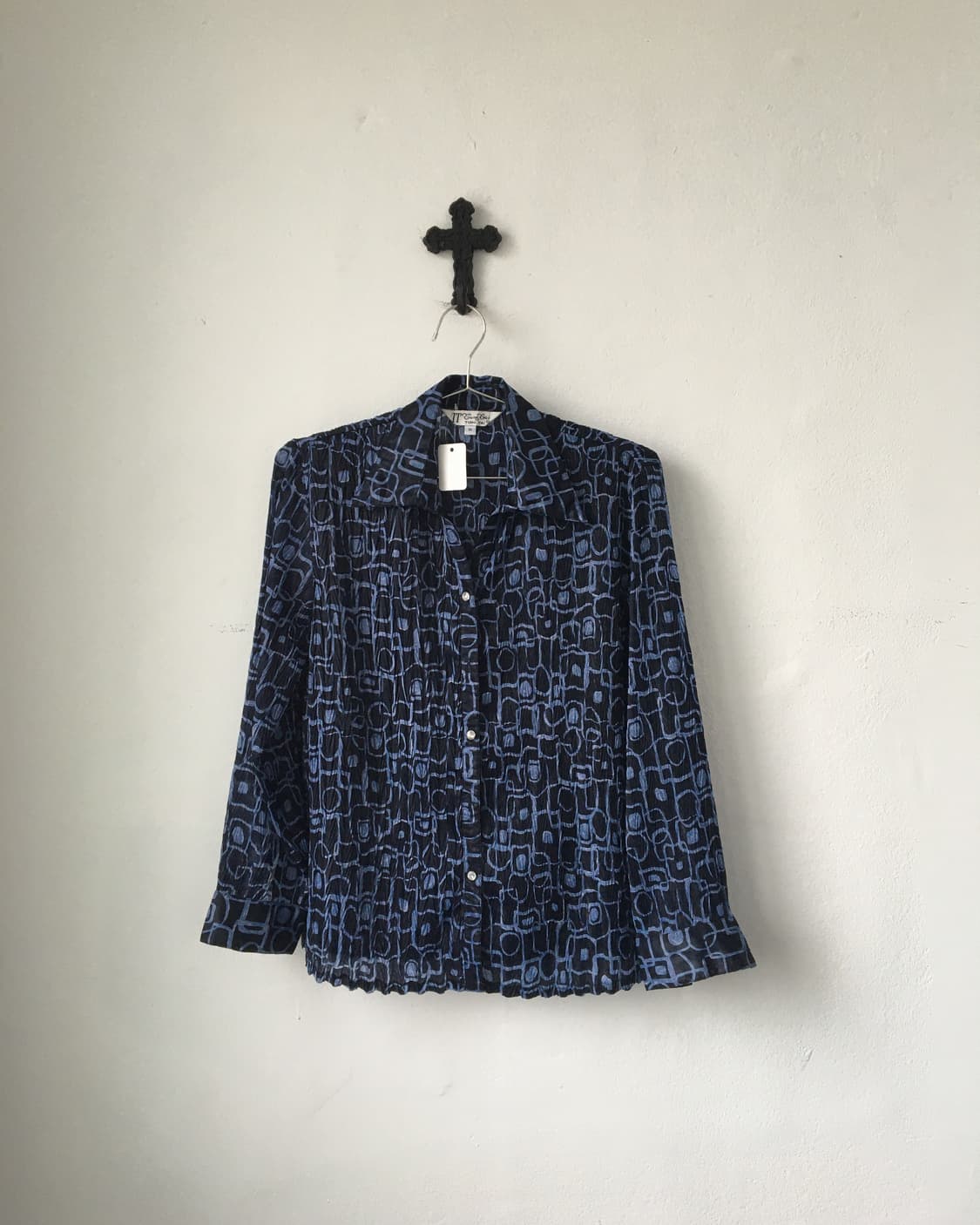 Pattern pleats shirt 상품이미지2