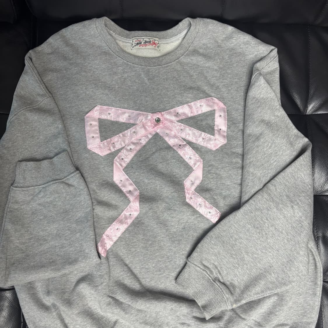 졸리레이드 리본 맨투맨 상품이미지2