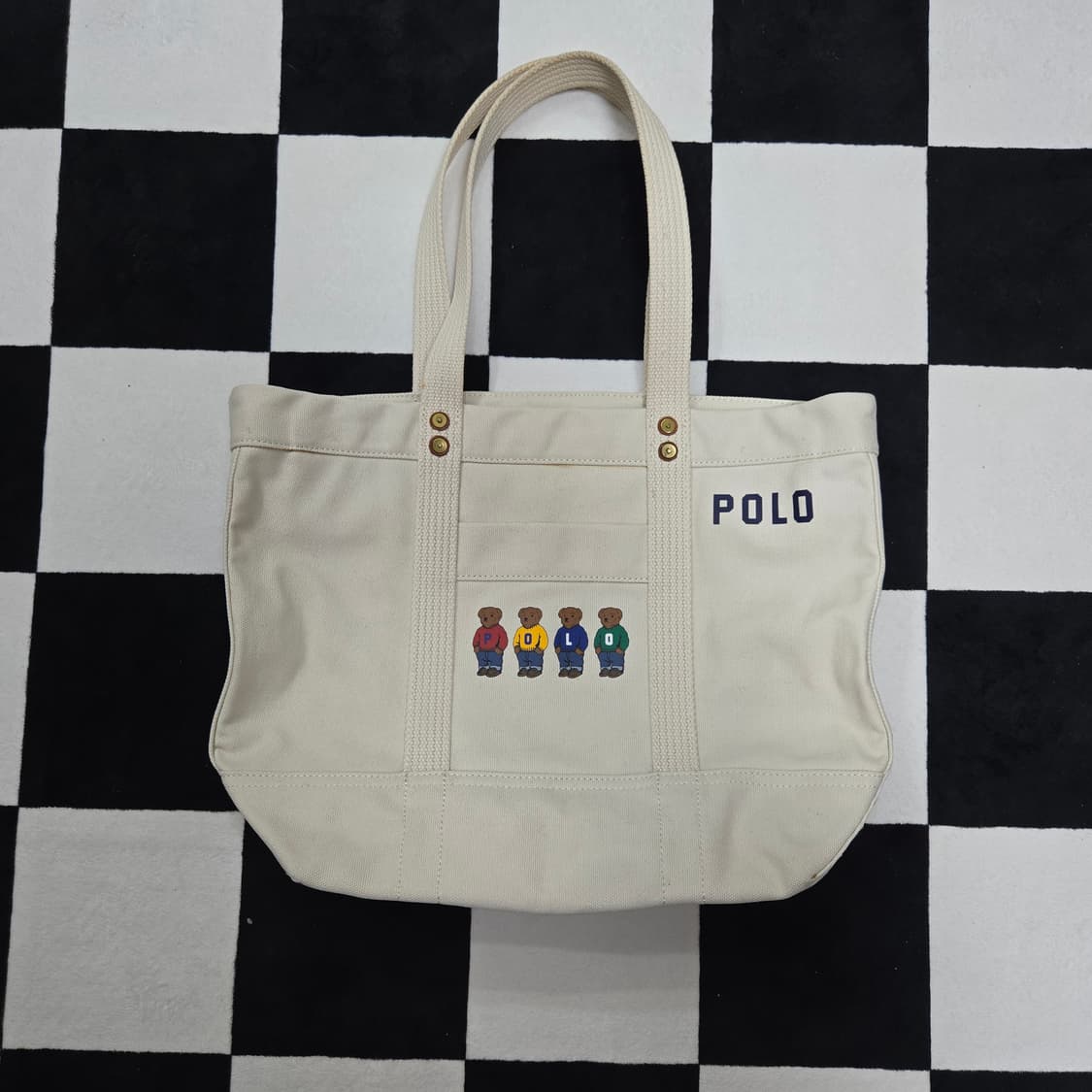 OS 폴로랄프로렌 폴로베어 토트백 폴로가방 상품이미지1