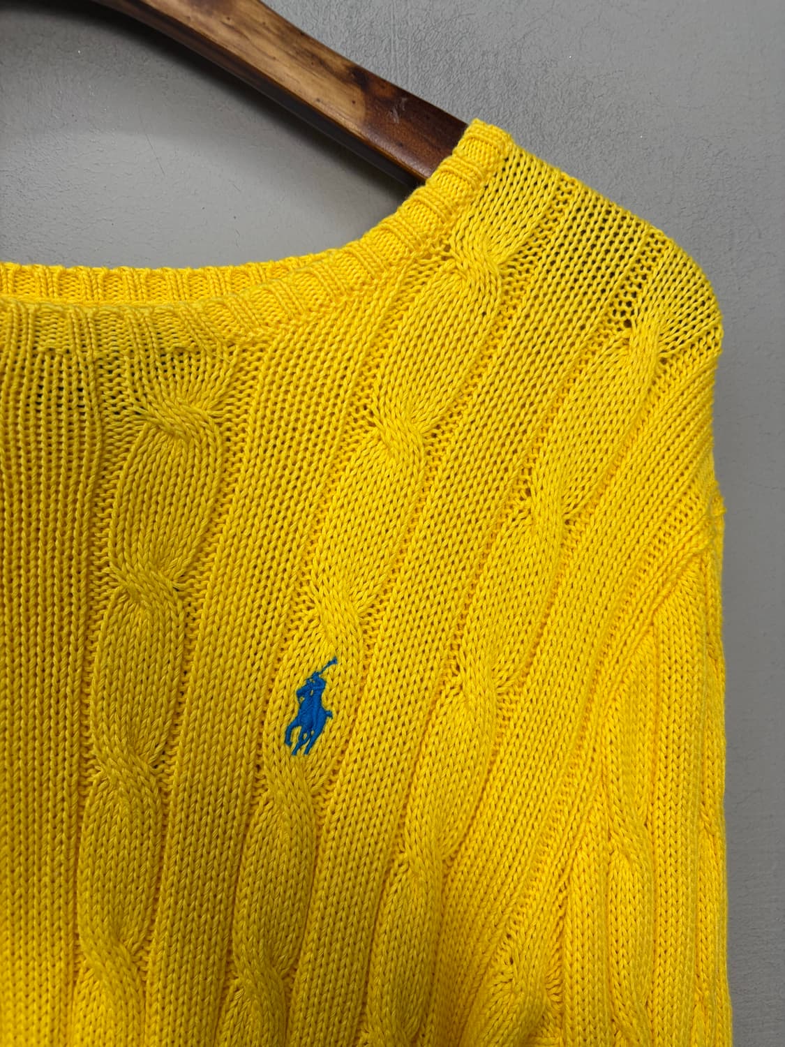 폴로랄프로렌 옐로우 케이블 니트 A3031 상품이미지3