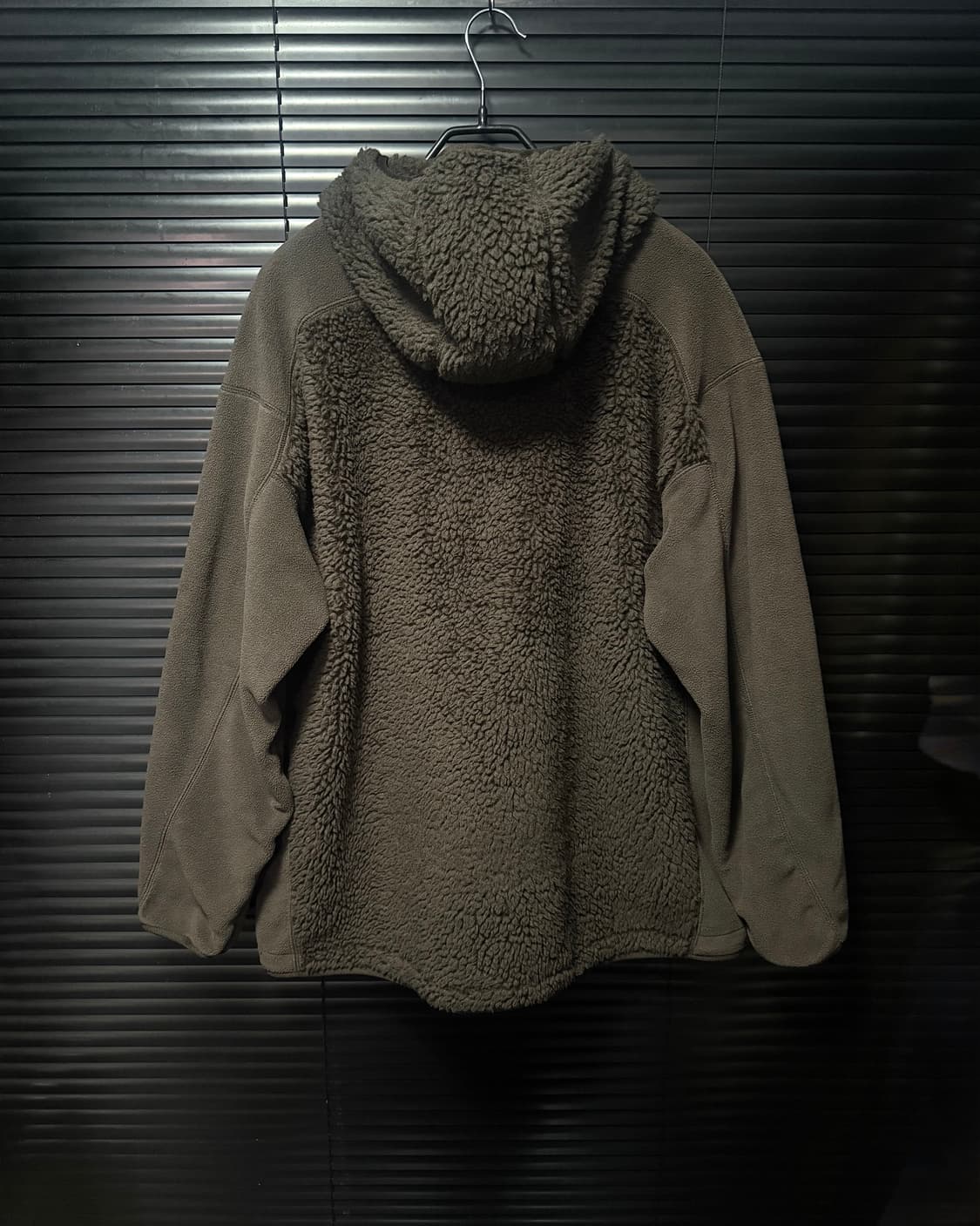 유니클로 화이트마운티니어링 브라운 갈색 후리스 플리스 후드 집업 XL 상품이미지4