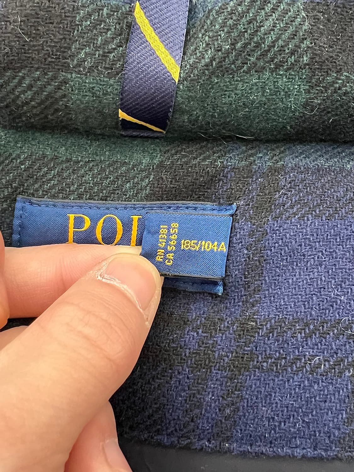 폴로 랄프로렌 블랙 워치 구스 블렌디드 다운 패딩 자켓 상품이미지8