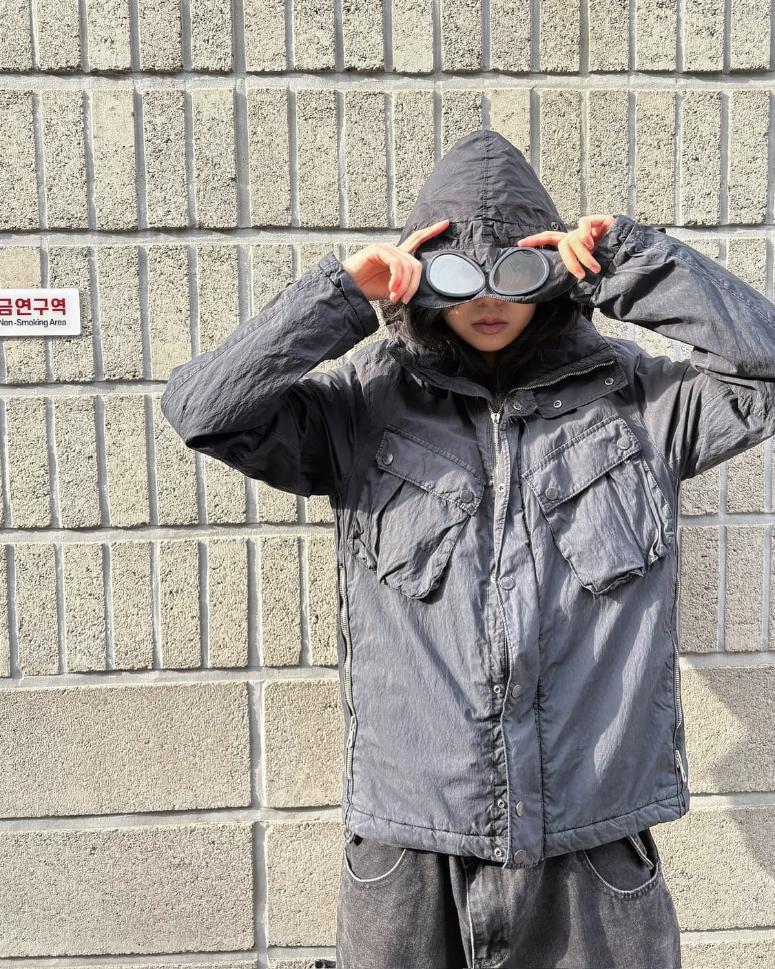 CP 컴퍼니 고글 윈드브레이커 자켓 상품이미지2