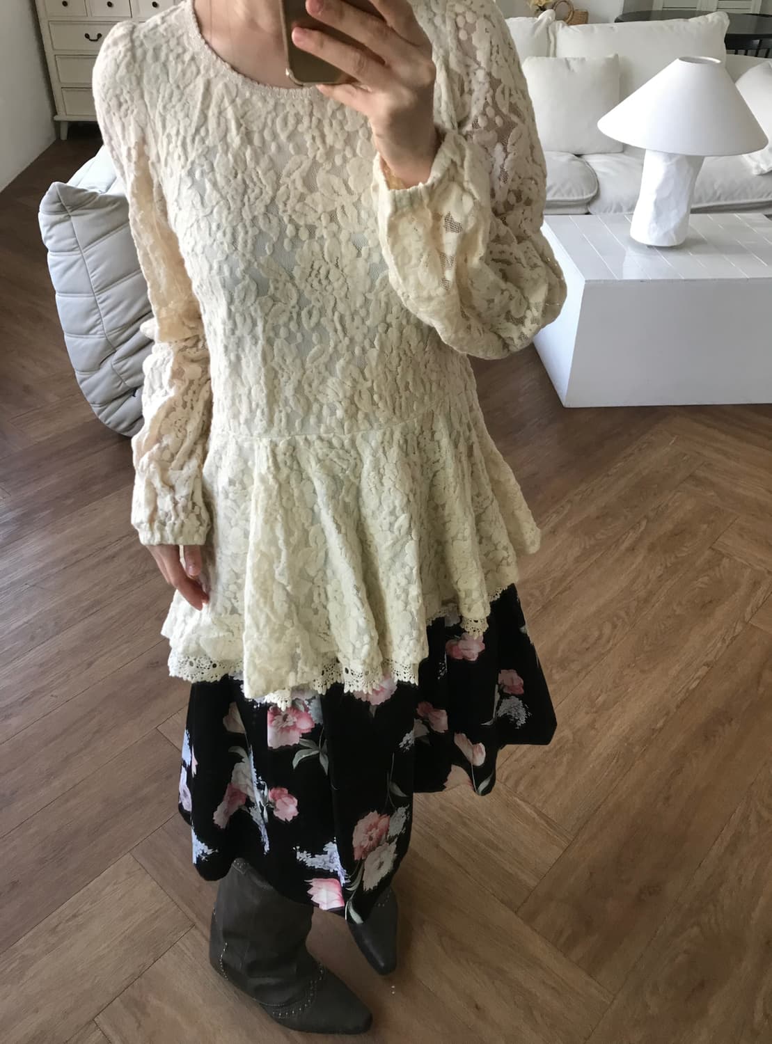 vintage lace blouse 상품이미지4