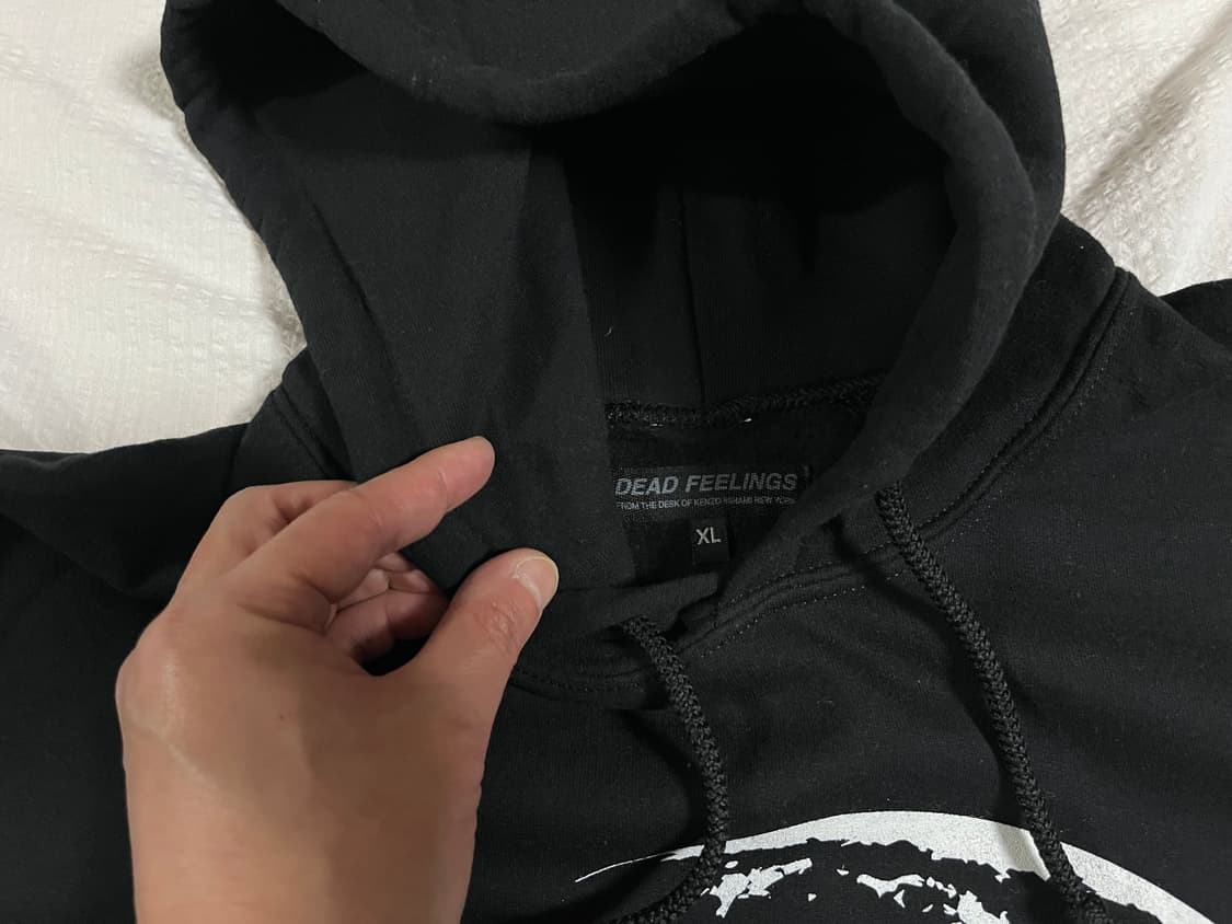(XL)네펜데스 데드필링스 후디 (블랙) 후드티 상품이미지3
