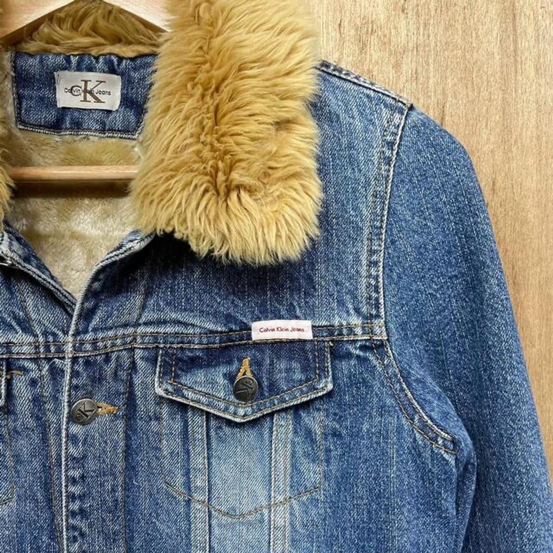 캘빈클라인 쉐르파 트러커 자켓 (여성S-M) 상품이미지2