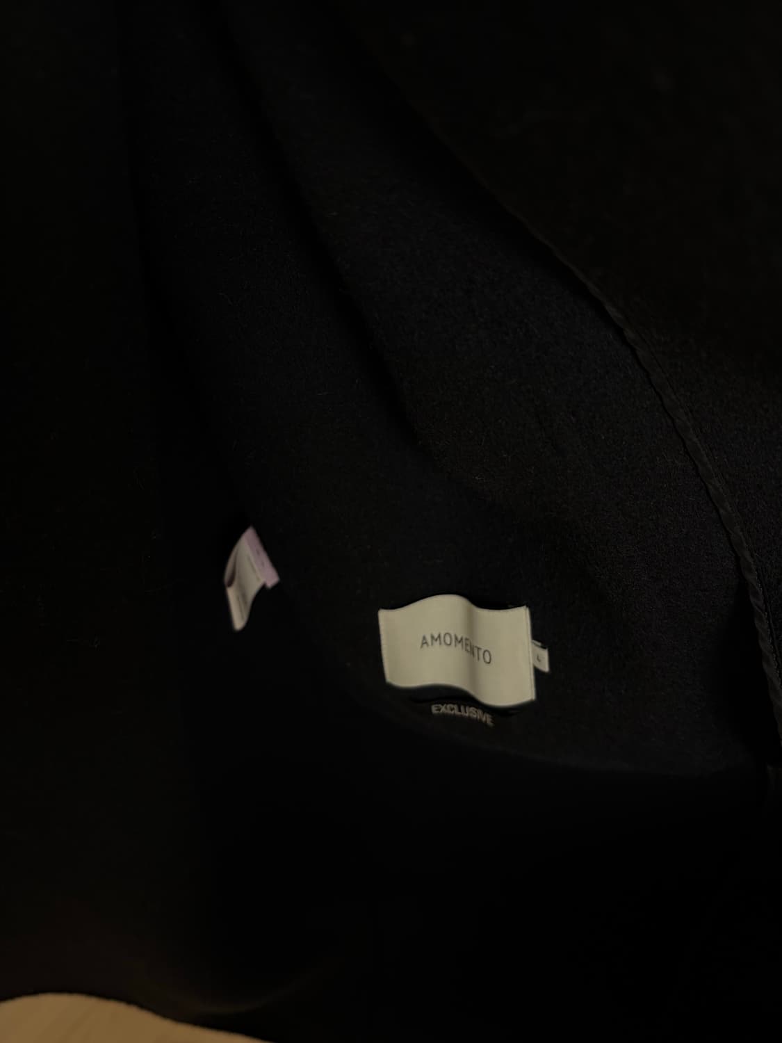 아모멘토 HANDMADE HOOD LONG COAT 상품이미지6