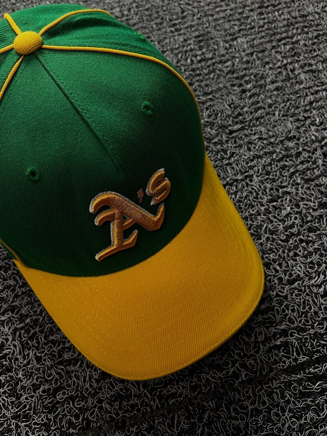 MLB 오클랜드 애슬래틱스 올드스쿨 베이스볼 캡 480 상품이미지1