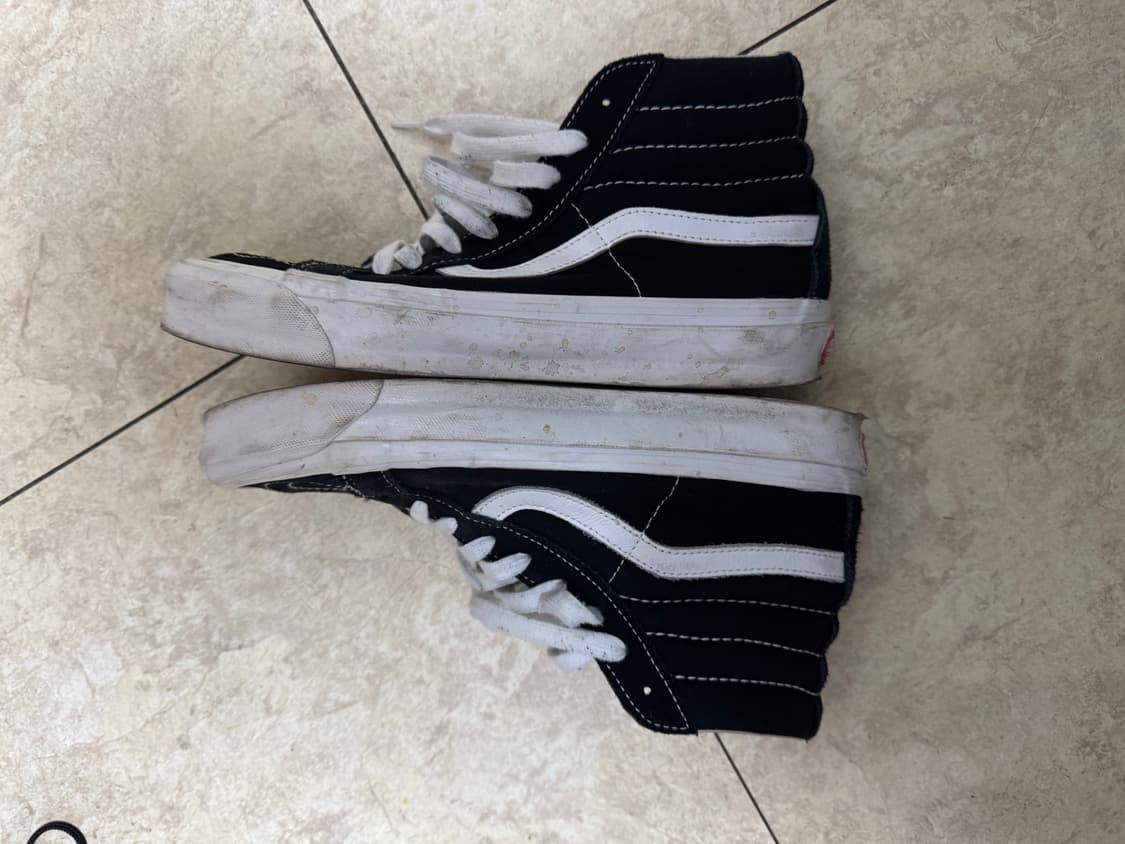 반스 볼트 스케이트하이 블랙 270 상품이미지3