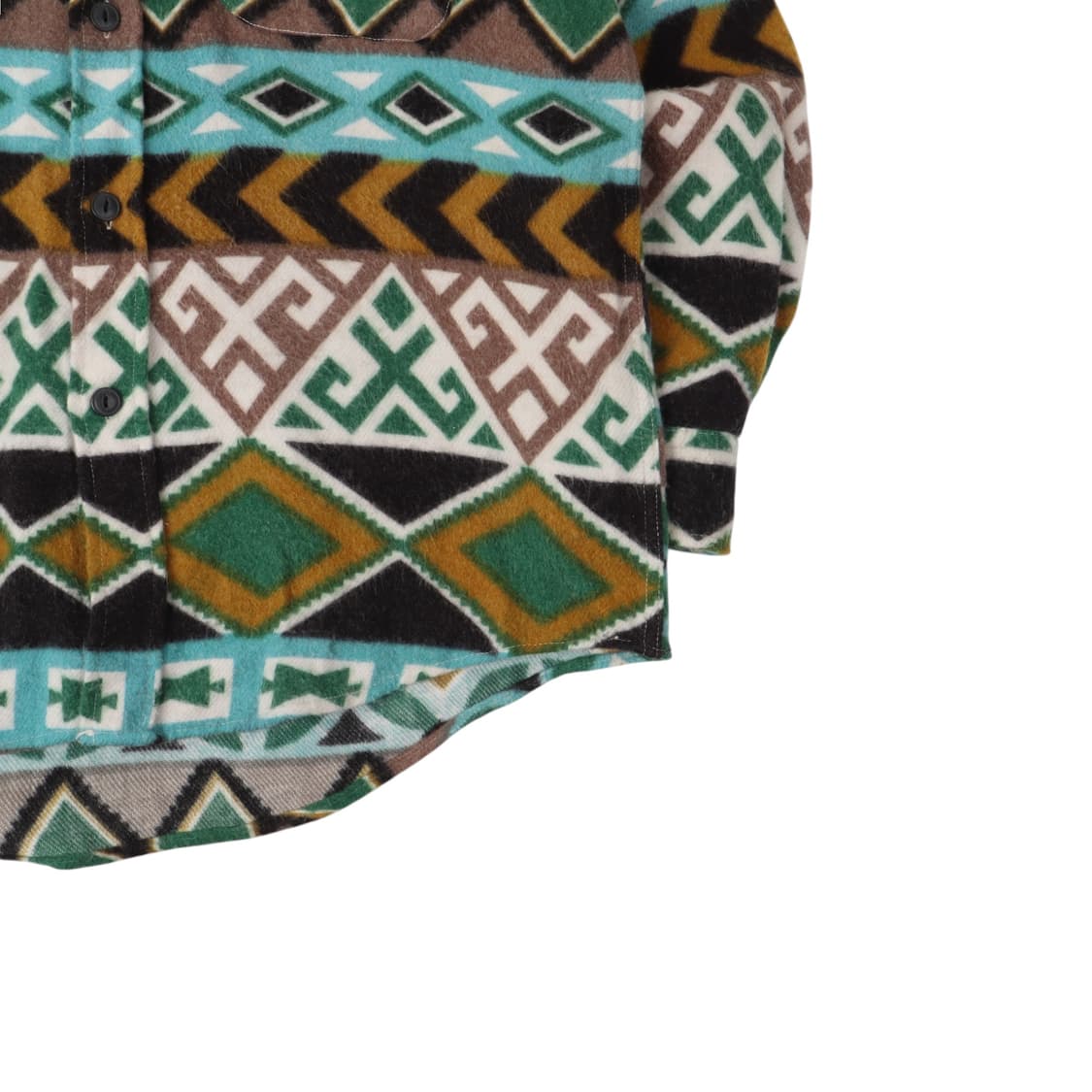 90s 아즈텍 자메이카 플리스 셔츠 상품이미지4