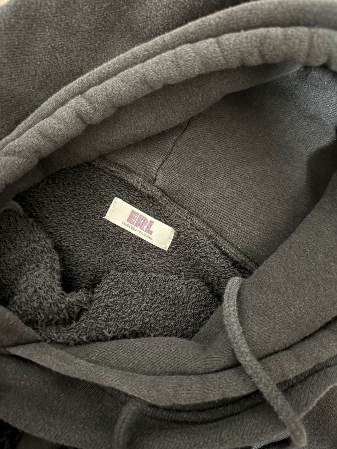 ERL 스월 후드 블랙 L  상품이미지3