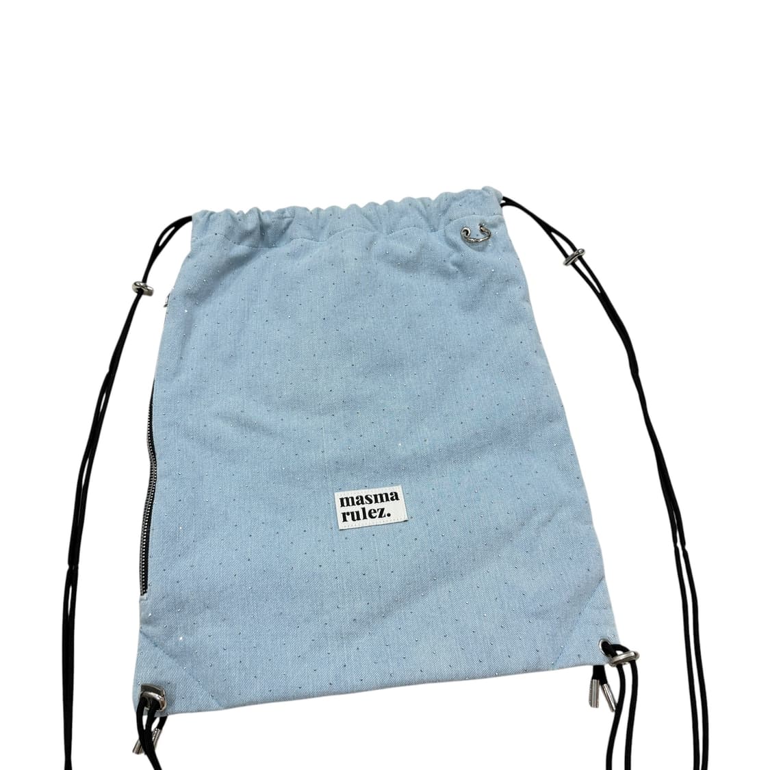 마스마룰즈 모리걸 도트 땡땡이 짐색 백팩 가방 블루 상품이미지2