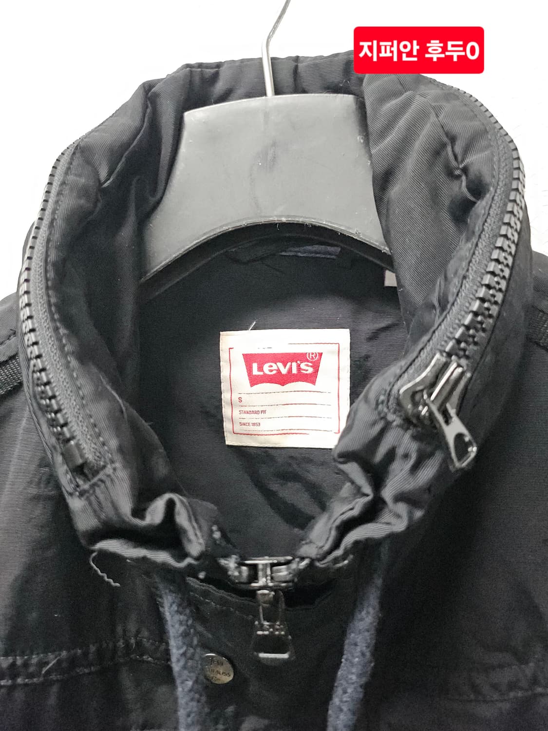 리바이스 블랙 야상 자켓  90  S 상품이미지2