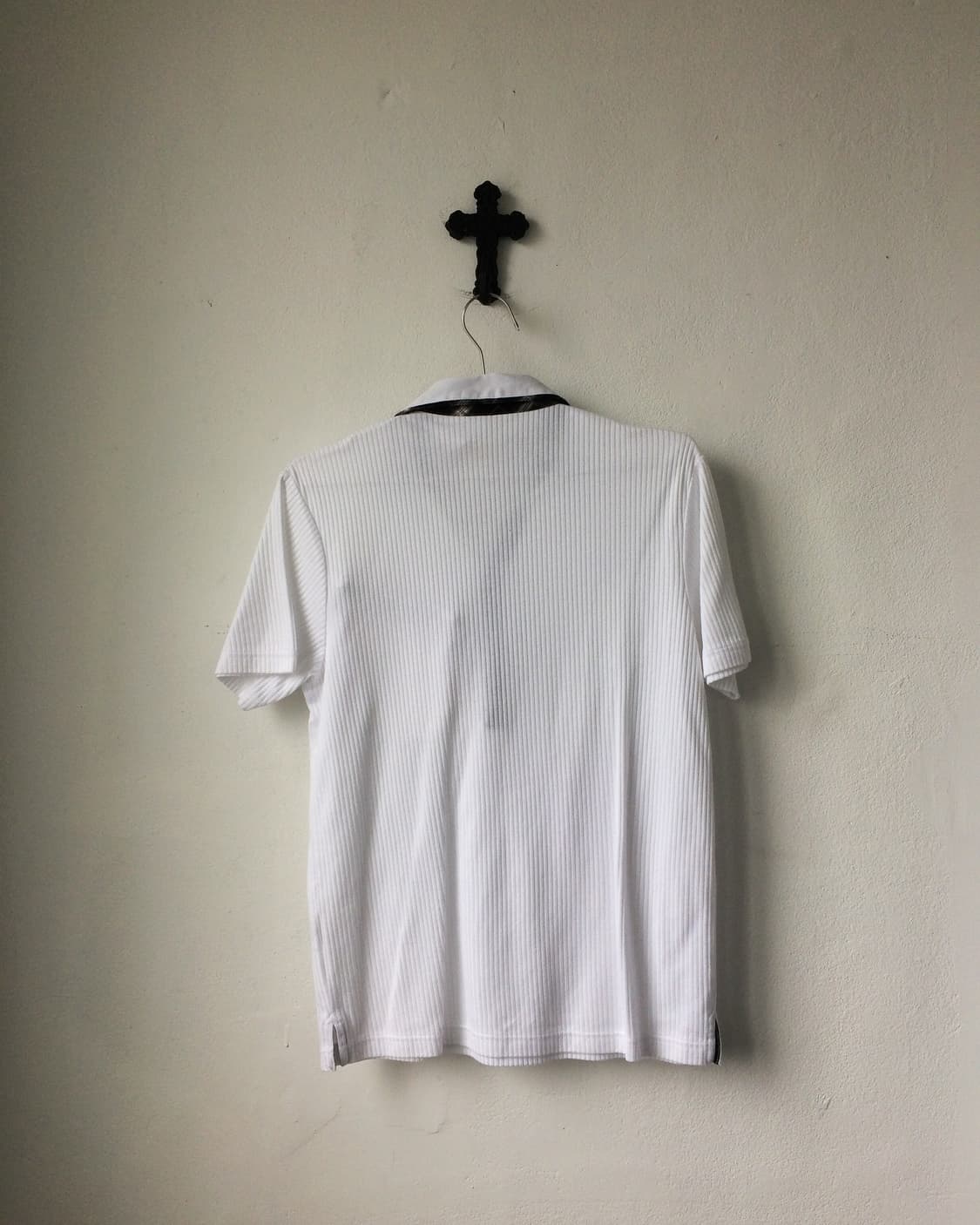 Double collar ribbed pk t 상품이미지3