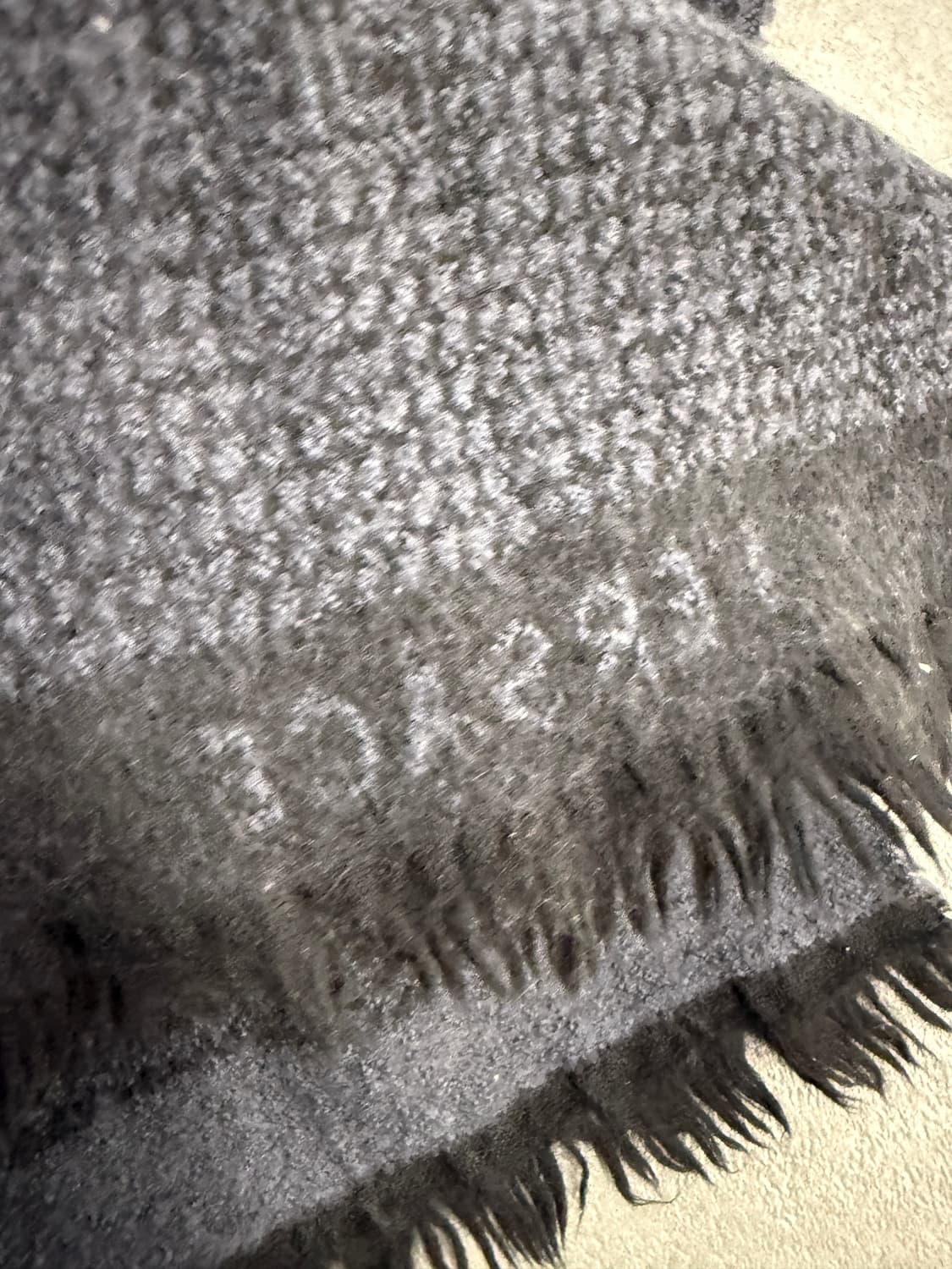 베르사체 정품 회색 체크 머플러 상품이미지5