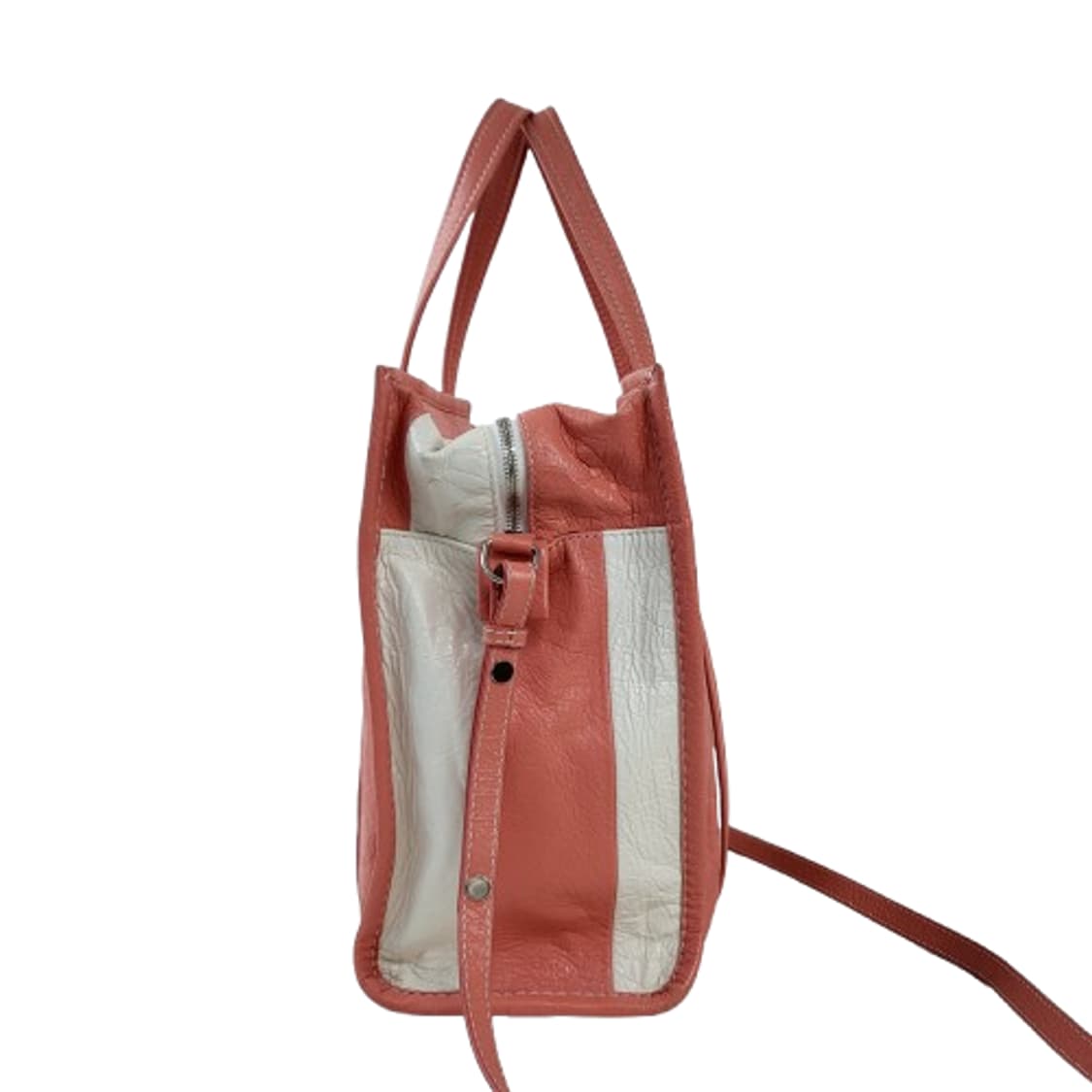 정품 발렌시아가 피칸 스트라이프 바자백 상품이미지3