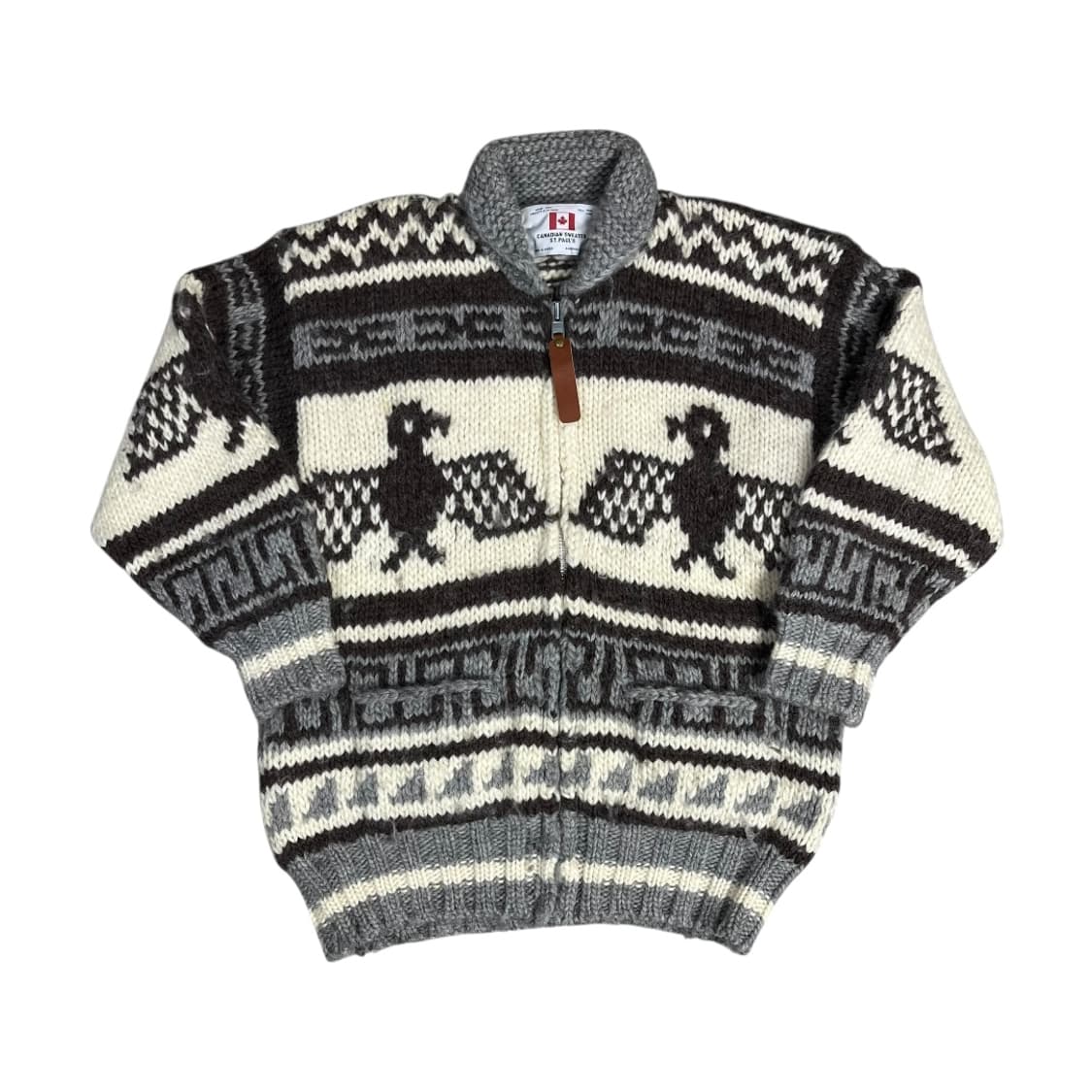 [Canadian Sweater] 90's 케네디언 스웨터 코위찬 가디건 상품이미지1