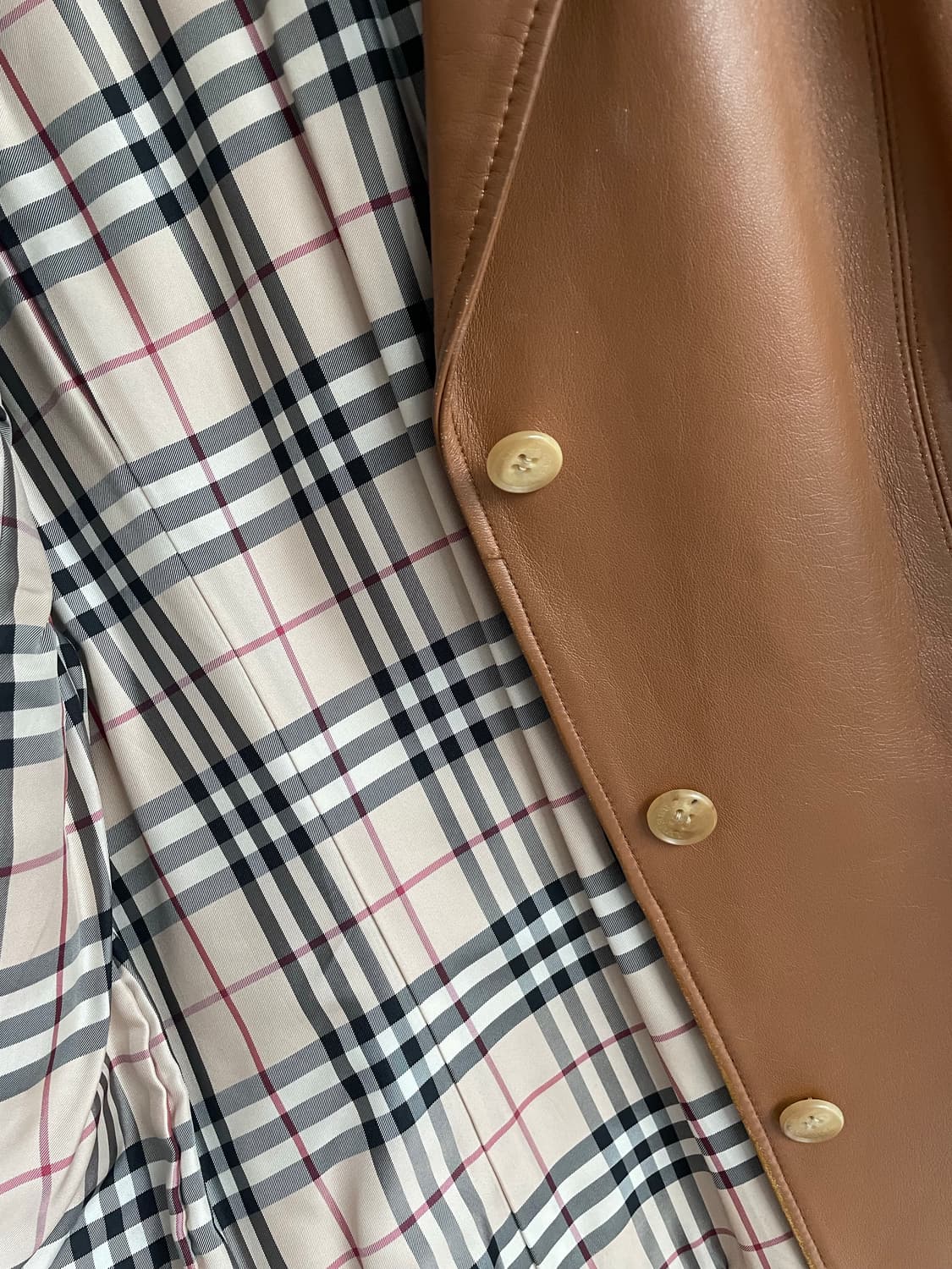 빈티지 버버리 양가죽 자켓 상품이미지5