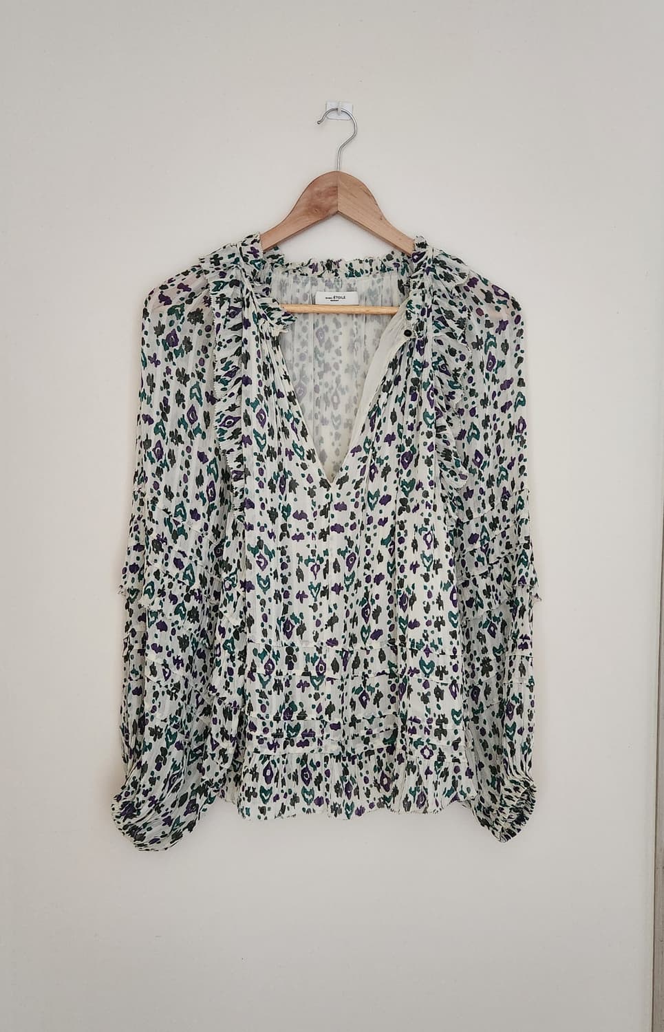 페미닌한 이자벨마랑 에뚜왈 패턴 블라우스 (36) 상품이미지1