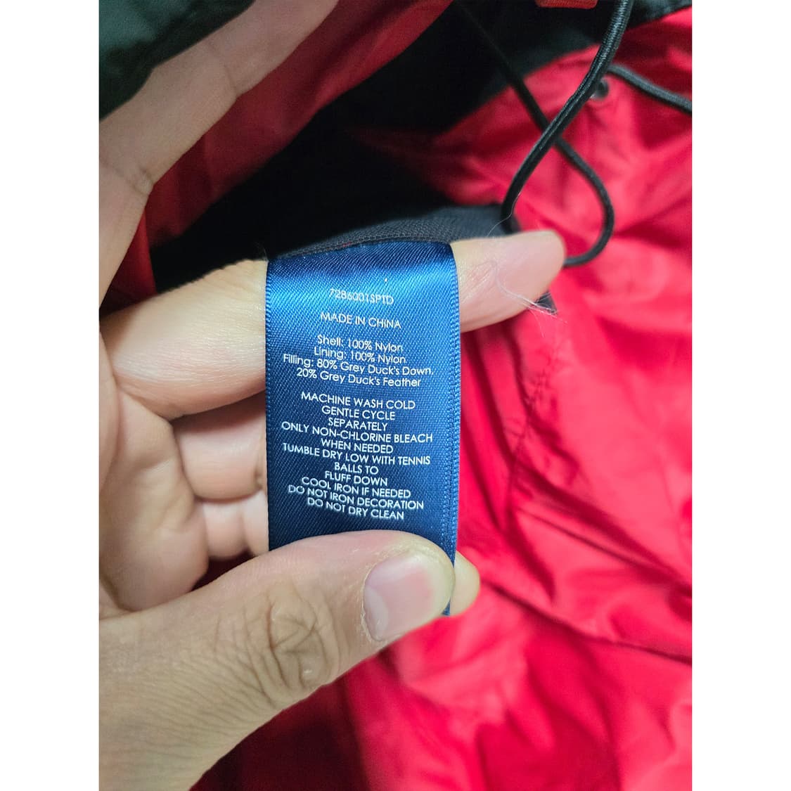 택포// 폴로 랄프로렌 빅포니 성조기 눕시 패딩 M 상품이미지3