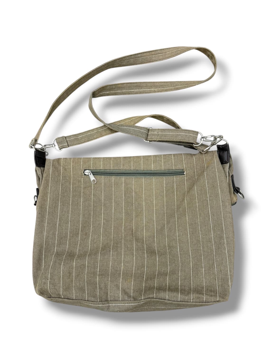 JPN 모카 스트라이프 스터드 포켓 벨트 모리걸 숄더백 크로스백 상품이미지4