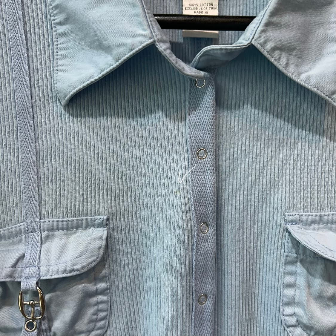 버클 디테일 코튼 베스트 상품이미지7