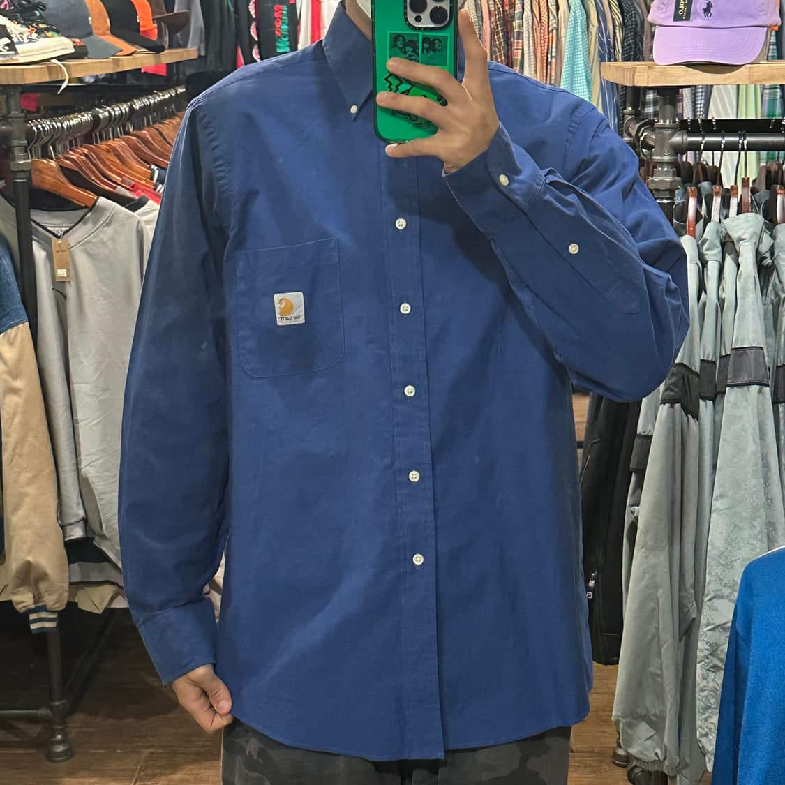 [HI] 칼하트 셔츠 블루 상품이미지1