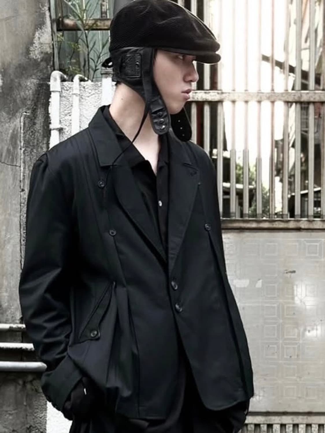 (M) 넘버나인 06 느와르 코듀로이 파일럿 캡 상품이미지1