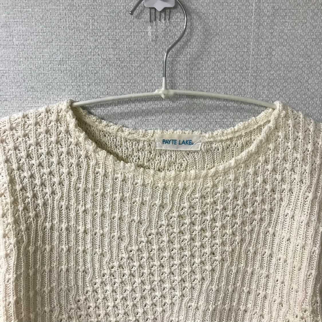 아이보리 라운드 니트 PAYTE LAKE knit 상품이미지5