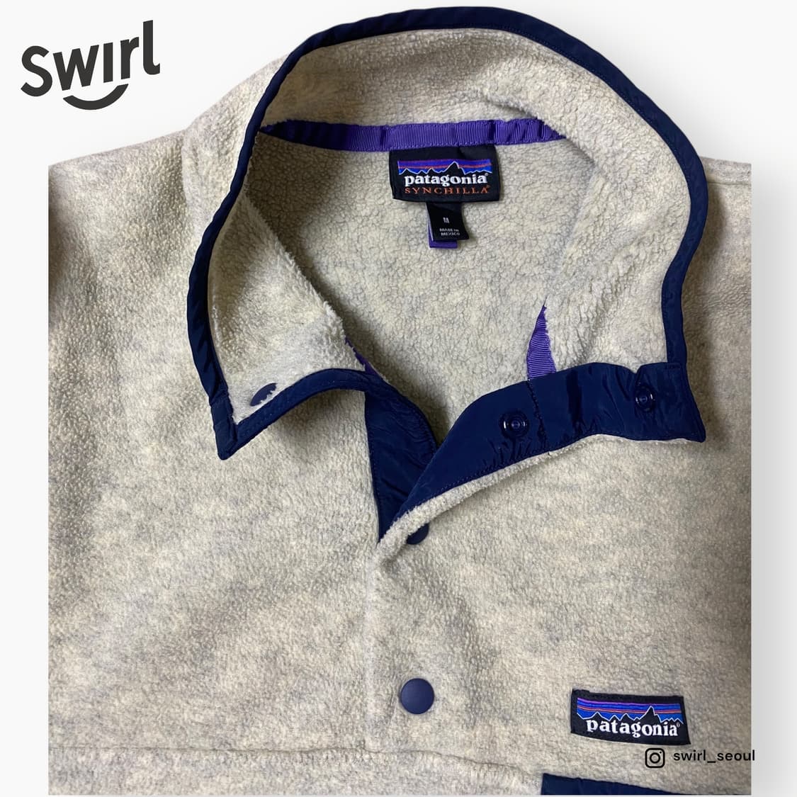 🌊Patagonia synchila oatmeal heavyweight 상품이미지4