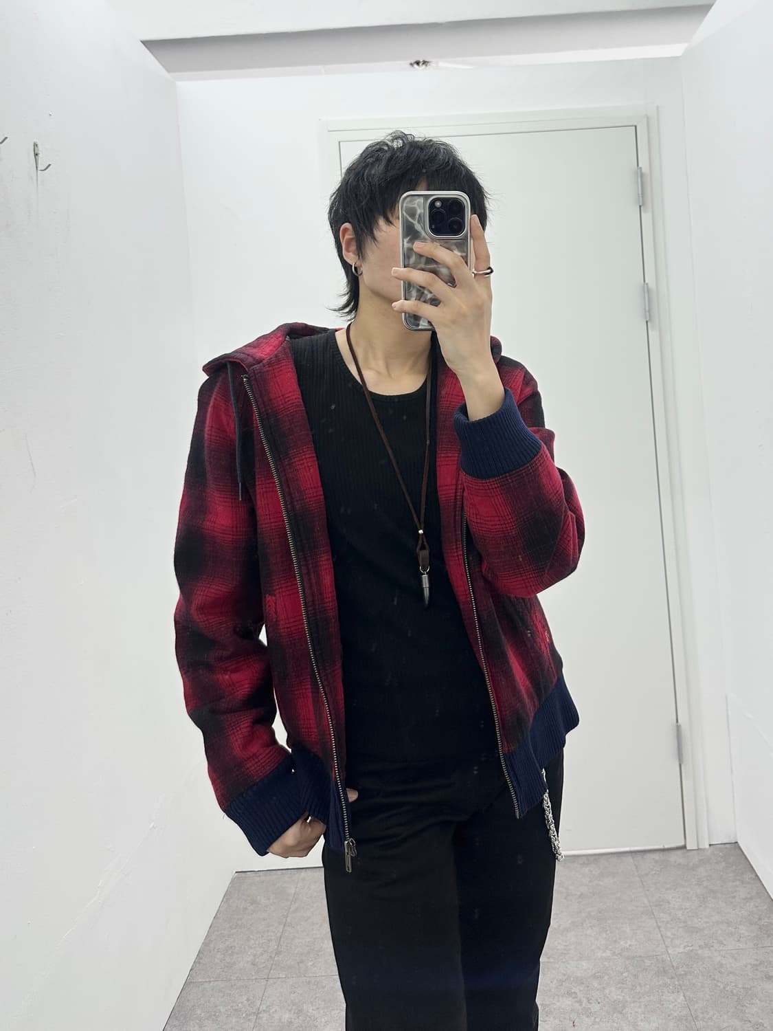 LEVI’S check pattern hood jacket 상품이미지2