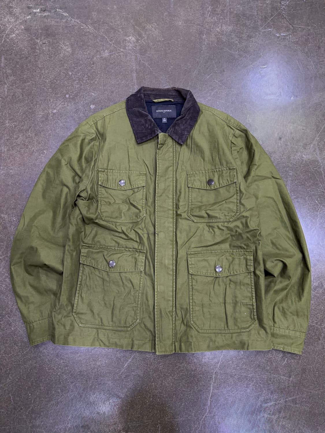 바나나리퍼블릭 멀티포켓 시파리 워크자켓 올리브 M 상품이미지1