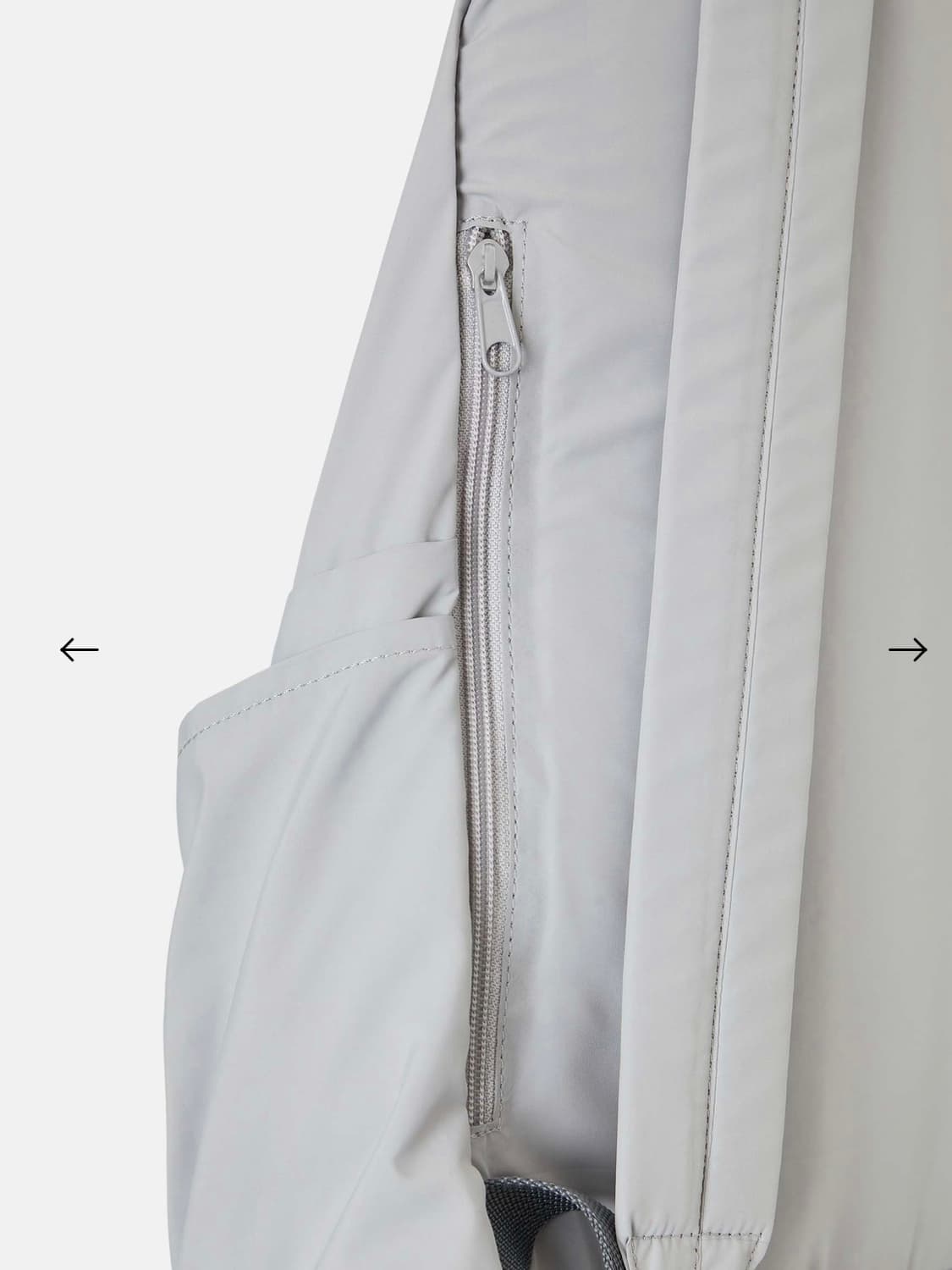 엔조블루스 픽셀 로고 베이직 백팩 (라이트 그레이) 상품이미지4