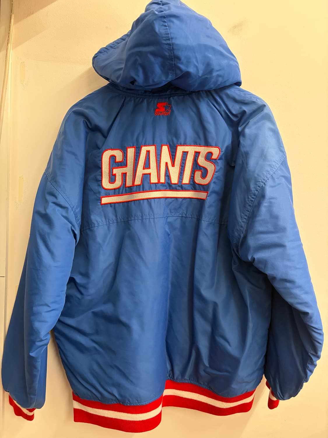 N167. 스타터 자이언츠 NFL 후드자켓 상품이미지2