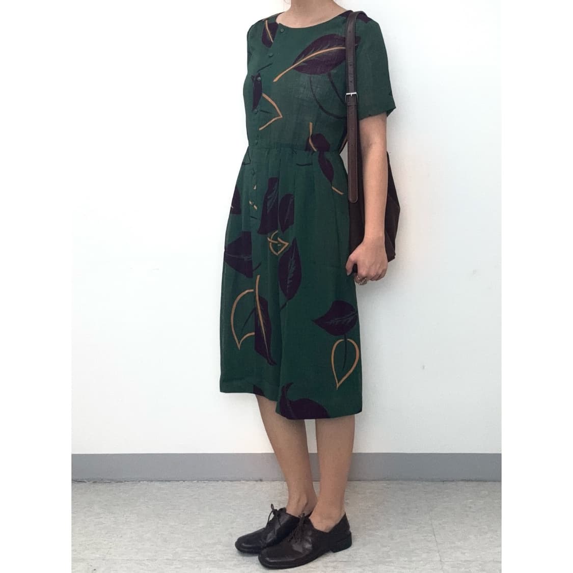 빈티지 그린 에스닉 원피스 상품이미지3