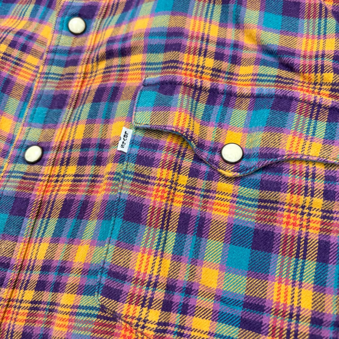 levis 리바이스 웨스턴 플란넬 체크셔츠 L 상품이미지3